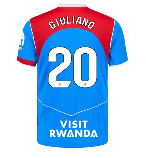 Atletico Madrid Giuliano Simeone #20 Tredjedrakt 2025-26 Korte ermer Atletico Madrid Giuliano Simeone #20 Tredjedrakt 2025-26 Korte ermer